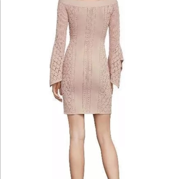 BCBGMaxAZria WREN OFF-THE-SHOULDER DRESS XS $298 - Picture 3 of 4